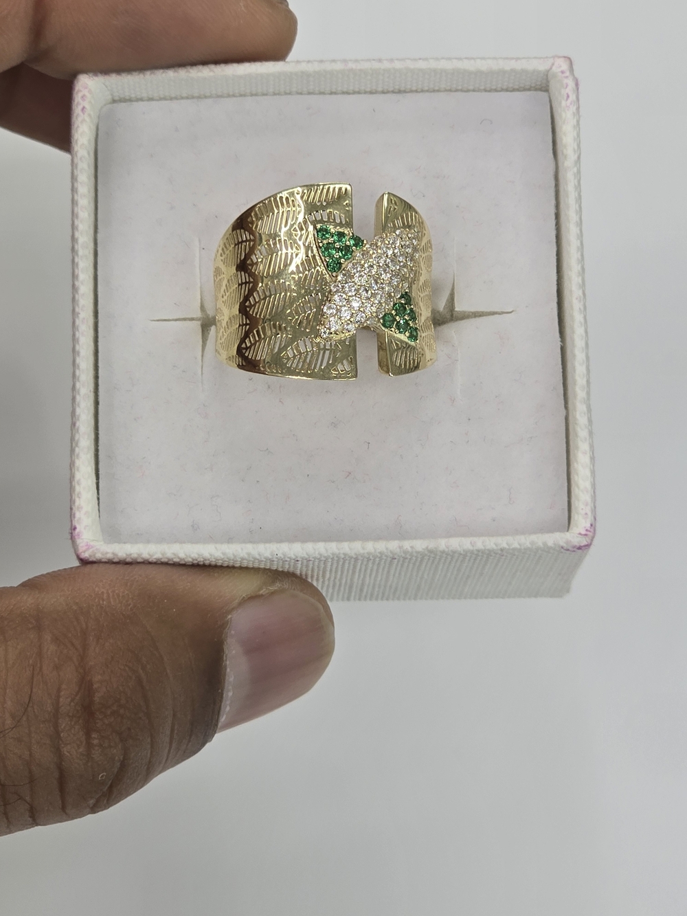10kt Real Gold Fancy Ring For Women